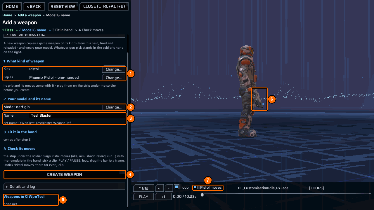 Creating Test Blaster